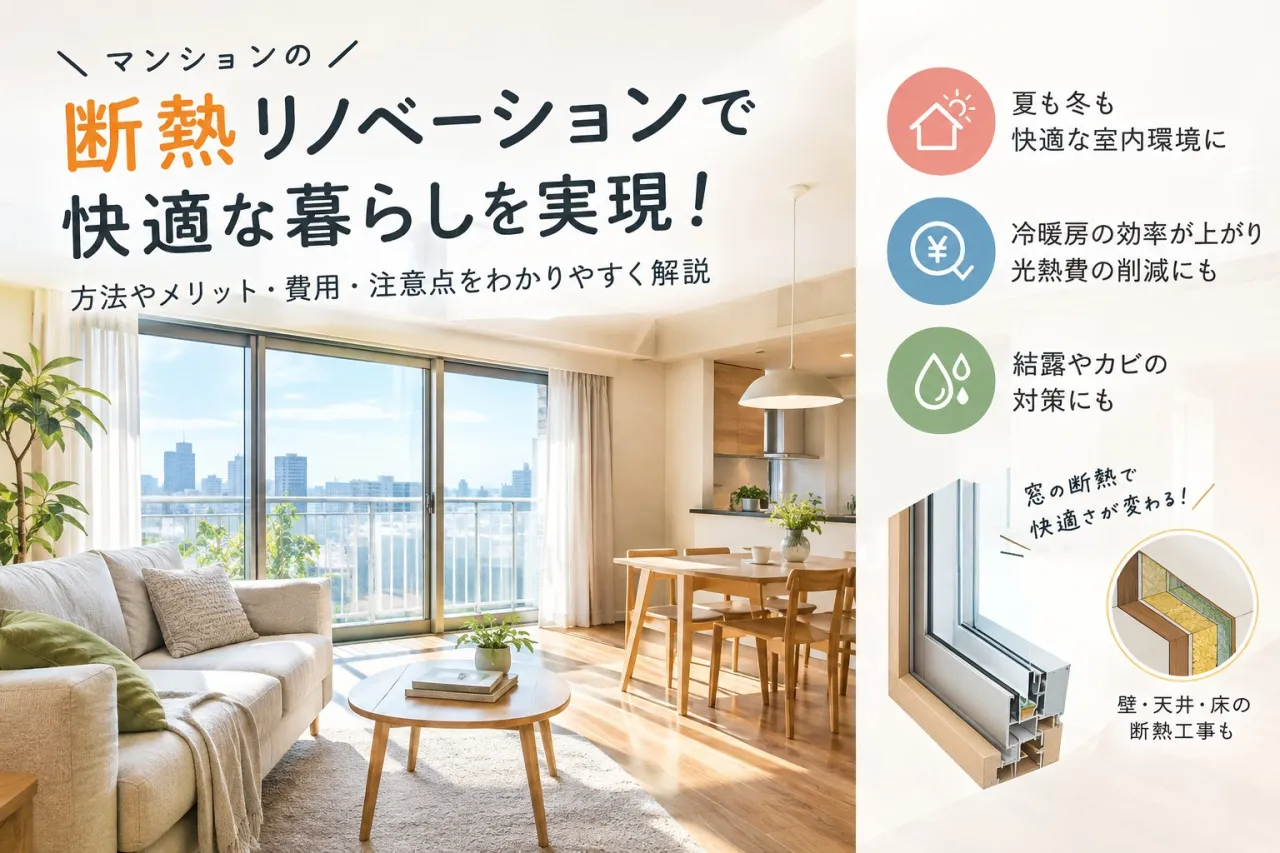 マンションの断熱リノベーション